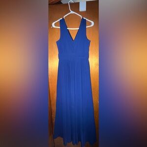 LULU’S “Thoughts of hue” surplice maxi dress